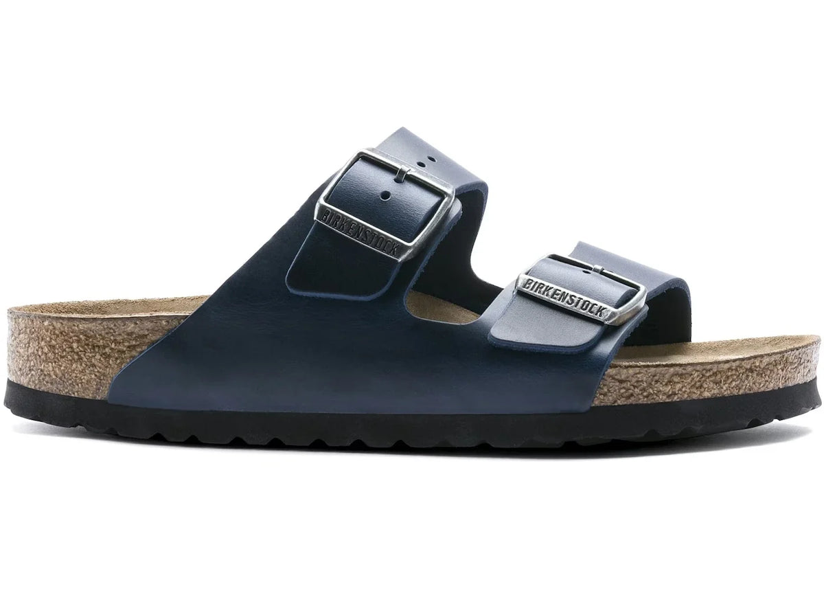 Birkenstock Arizona Soft Footbed Oiled Leather Blue