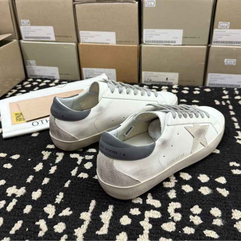 Golden Goose Super-Star White Grey