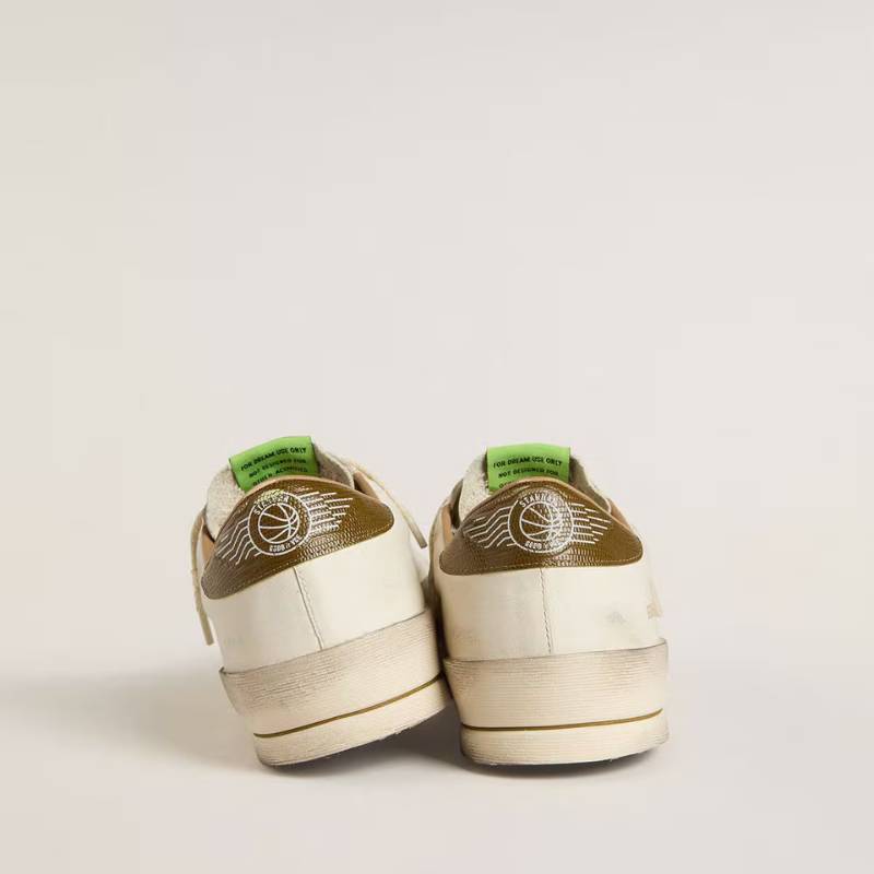 Golden Goose Stardan Canvas White khaki