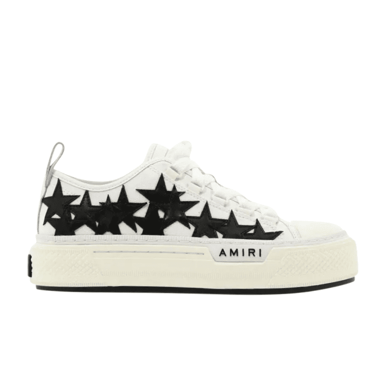 Amiri Stars Court Low White Black