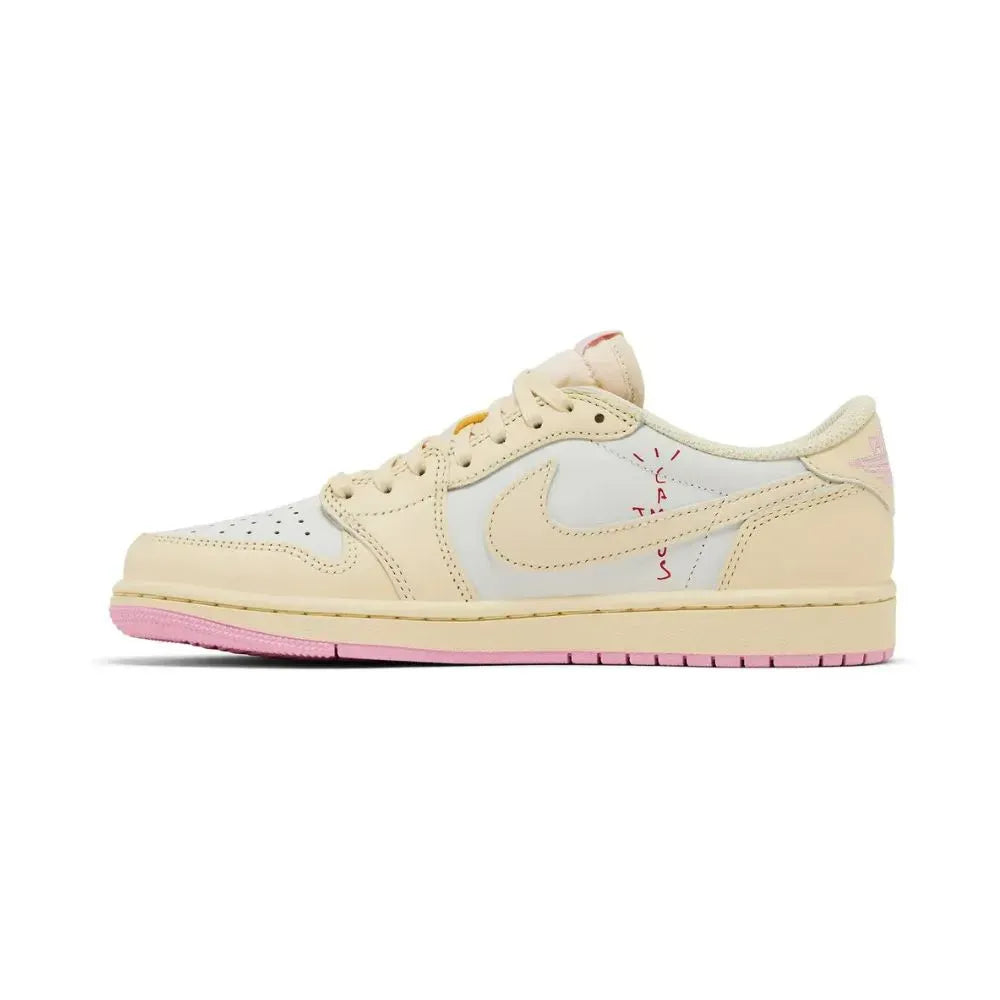 Jordan 1 Retro Low OG SP Travis Scott Sail Mush Pink