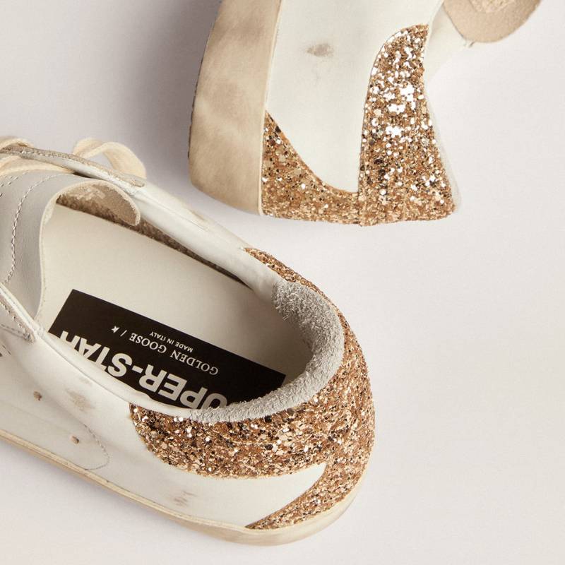 Golden Goose Super-Star White Star Silver