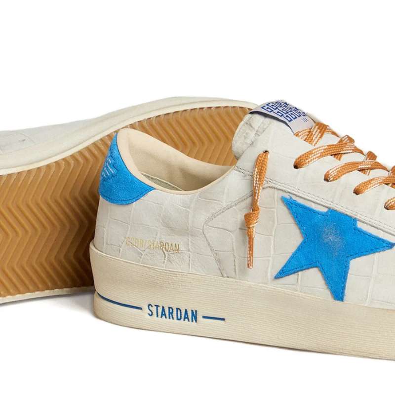 Golden Goose Stardan White Blue