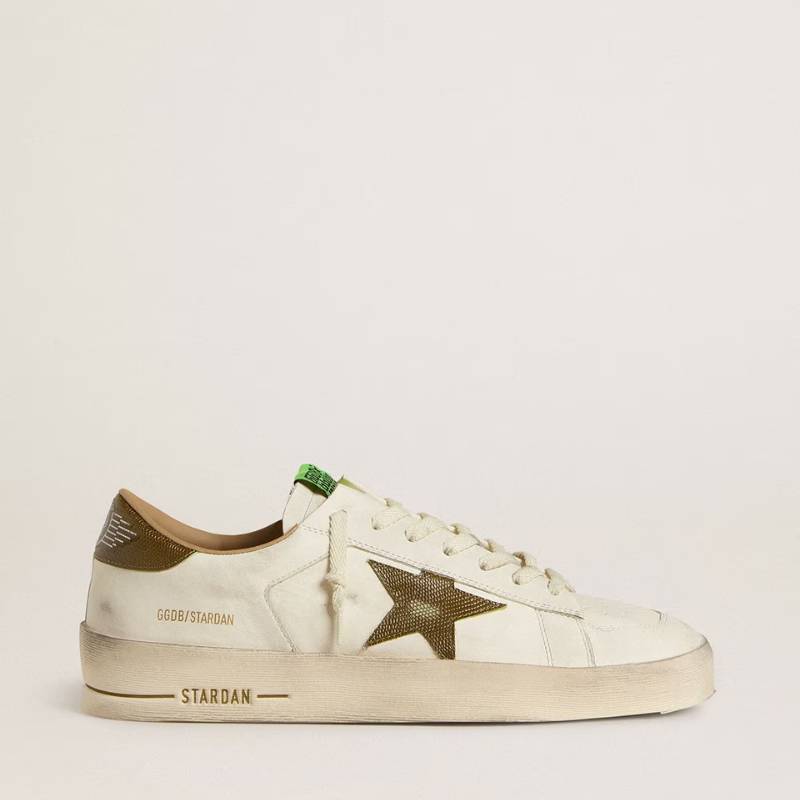 Golden Goose Stardan Canvas White khaki