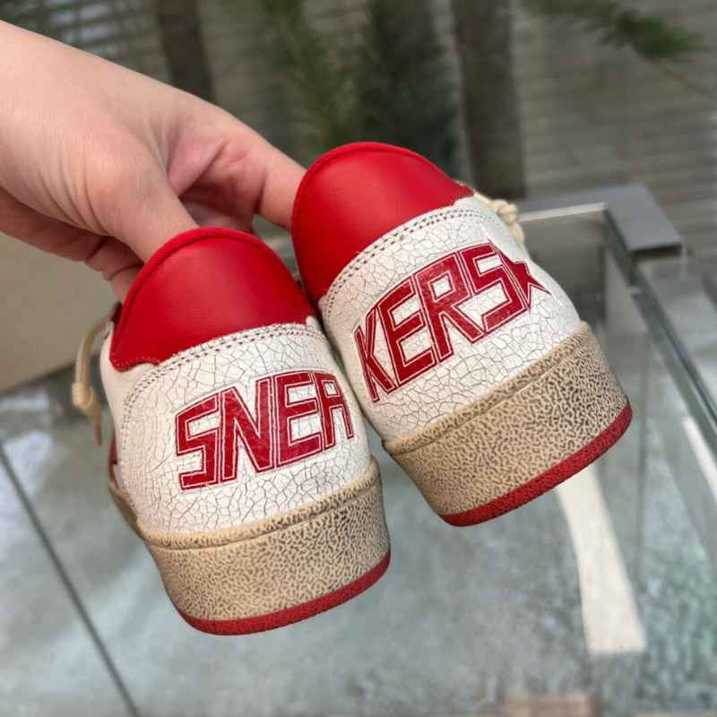 Golden Goose Ball Star 'Sneakers' White Red