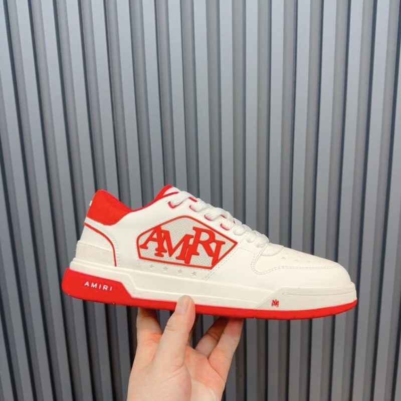 Amiri Classic Low White Red