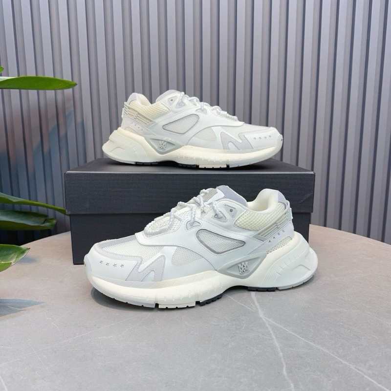 Amiri MA Runner White Silver