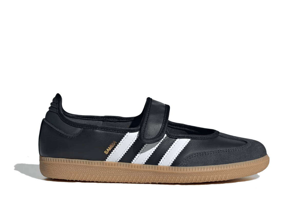 Tênis Adidas Samba Jane 'Black White Gum' Preto