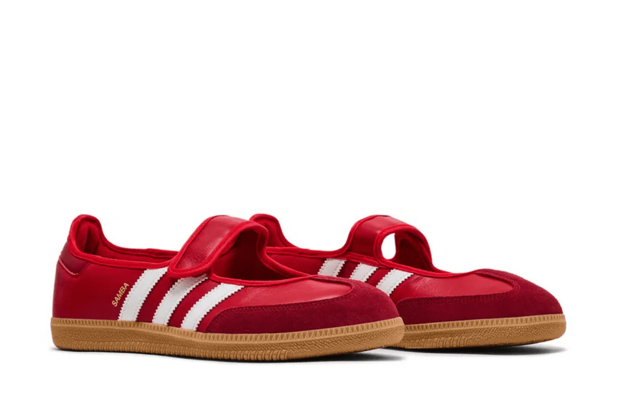 Tênis Adidas Samba Jane 'Scarlet Gum' Vermelho