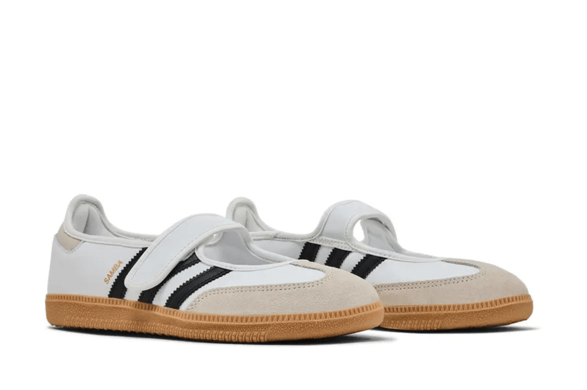 Tênis Adidas Samba Jane 'White Black' Branco