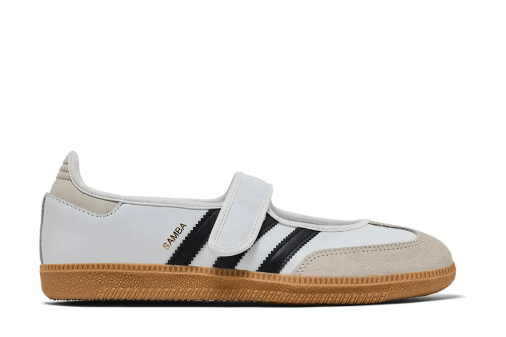 Tênis Adidas Samba Jane 'White Black' Branco