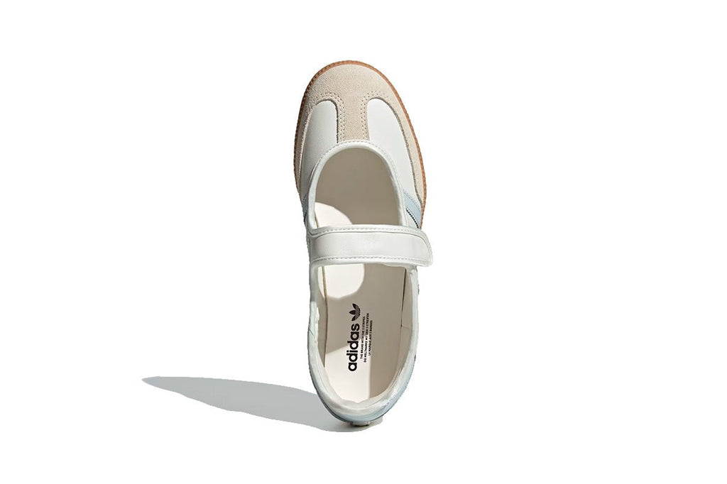 Tênis Adidas Samba Jane White Blue Gum Branco