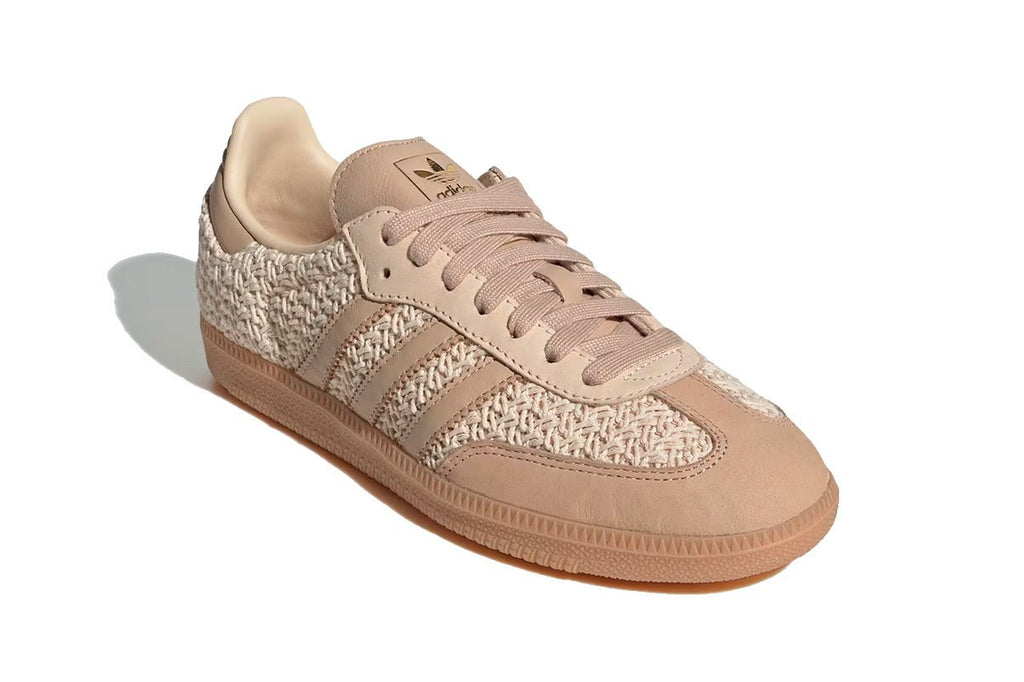 Tênis Adidas Samba OG Crochet Pack Sand Strata Bege