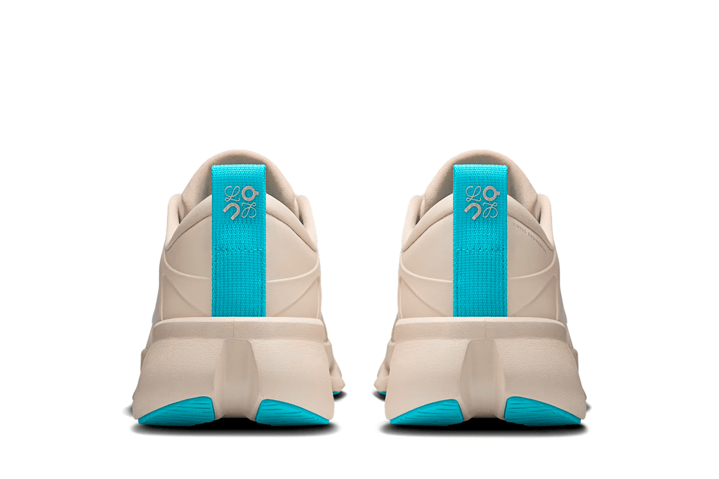 Tênis On Running Cloudsolo Loewe Sand Turquoise Bege