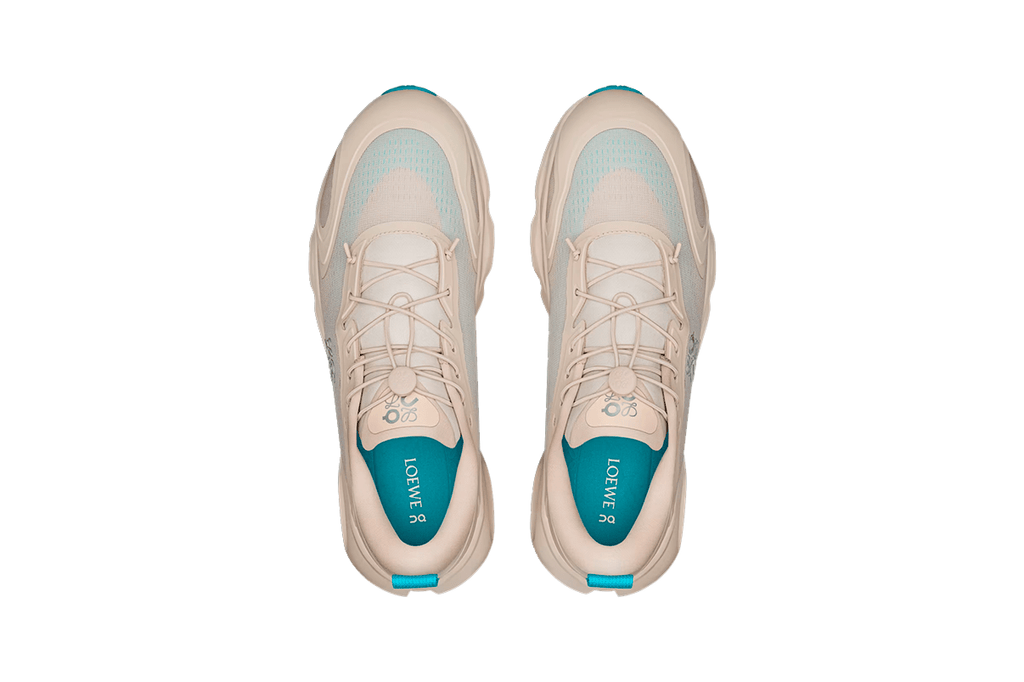 Tênis On Running Cloudsolo Loewe Sand Turquoise Bege