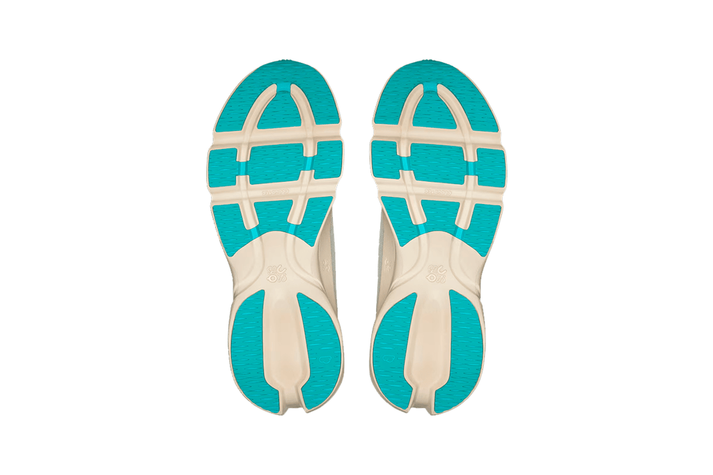 Tênis On Running Cloudsolo Loewe Sand Turquoise Bege