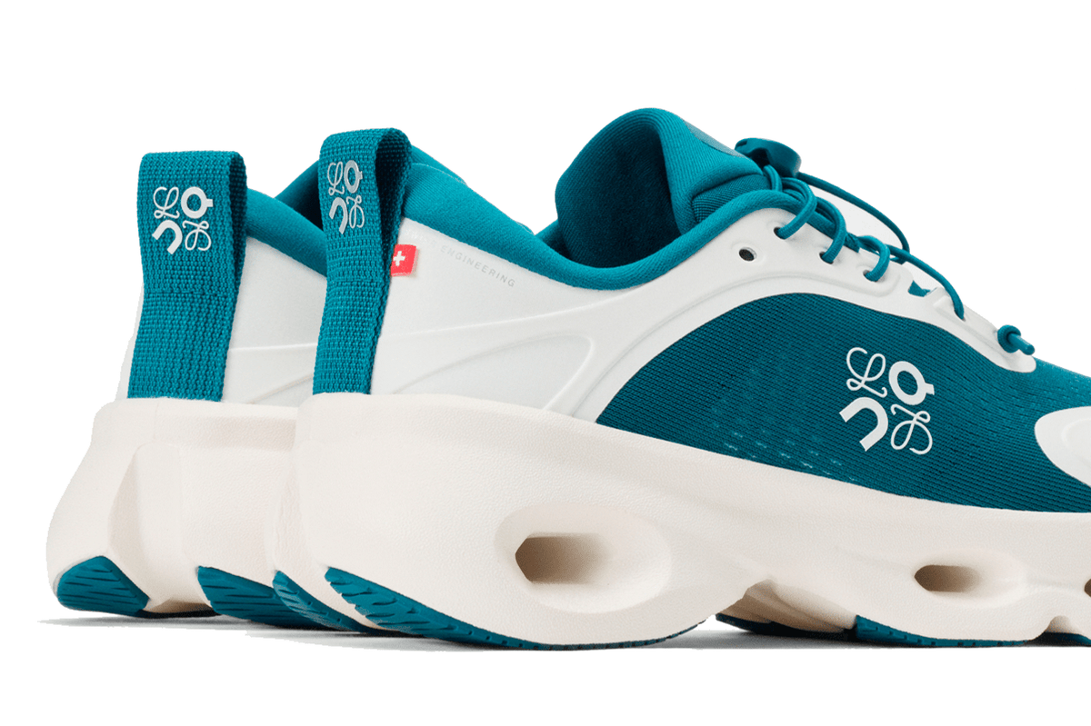 Tênis On Running Cloudsolo Loewe Teal Eggshell Azul