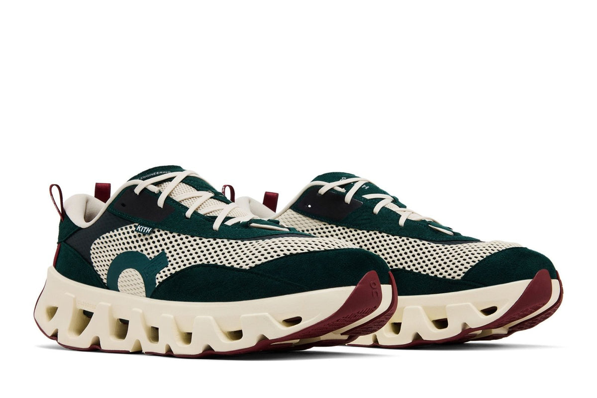 Tênis On Running x Kith ON K-Tech 2 Spirulina Barley Verde