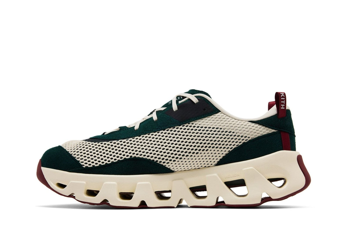 Tênis On Running x Kith ON K-Tech 2 Spirulina Barley Verde