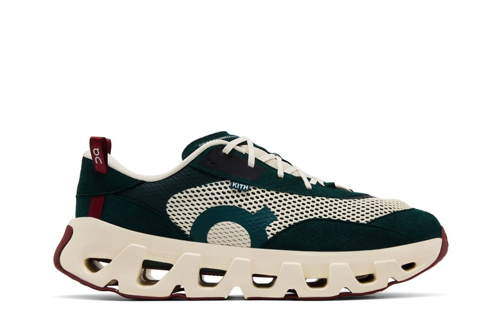 Tênis On Running x Kith ON K-Tech 2 Spirulina Barley Verde