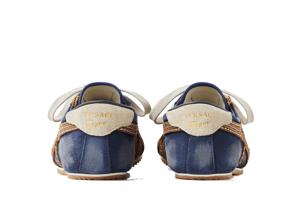 Tênis Onitsuka Tiger x Versace TAI-CHI Sakura Suede Têniss Blue Azul