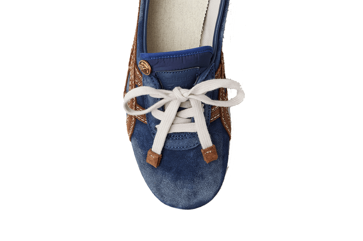 Tênis Onitsuka Tiger x Versace TAI-CHI Sakura Suede Têniss Blue Azul