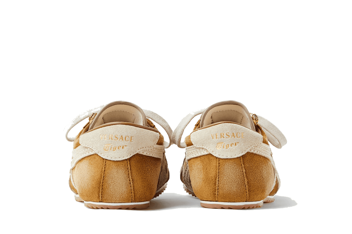 Tênis Onitsuka Tiger x Versace TAI-CHI Sakura Suede Têniss Brown Bege
