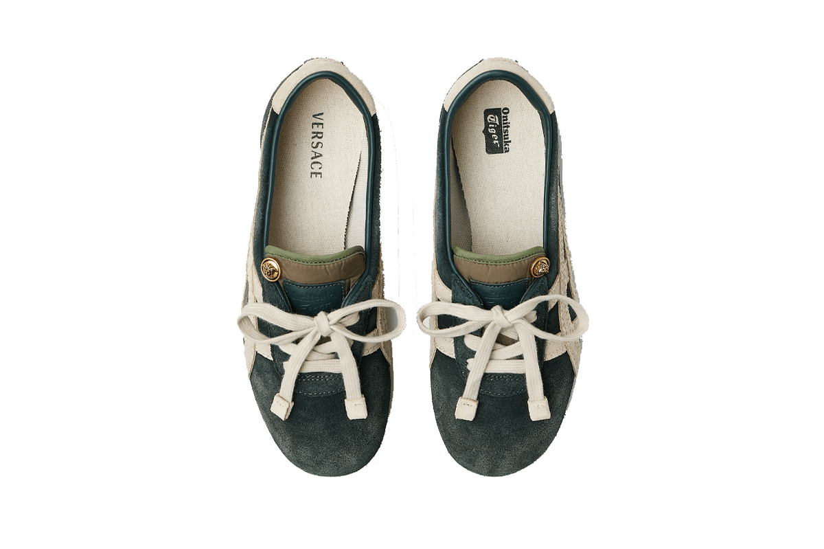 Tênis Onitsuka Tiger x Versace TAI-CHI Sakura Suede Têniss Green