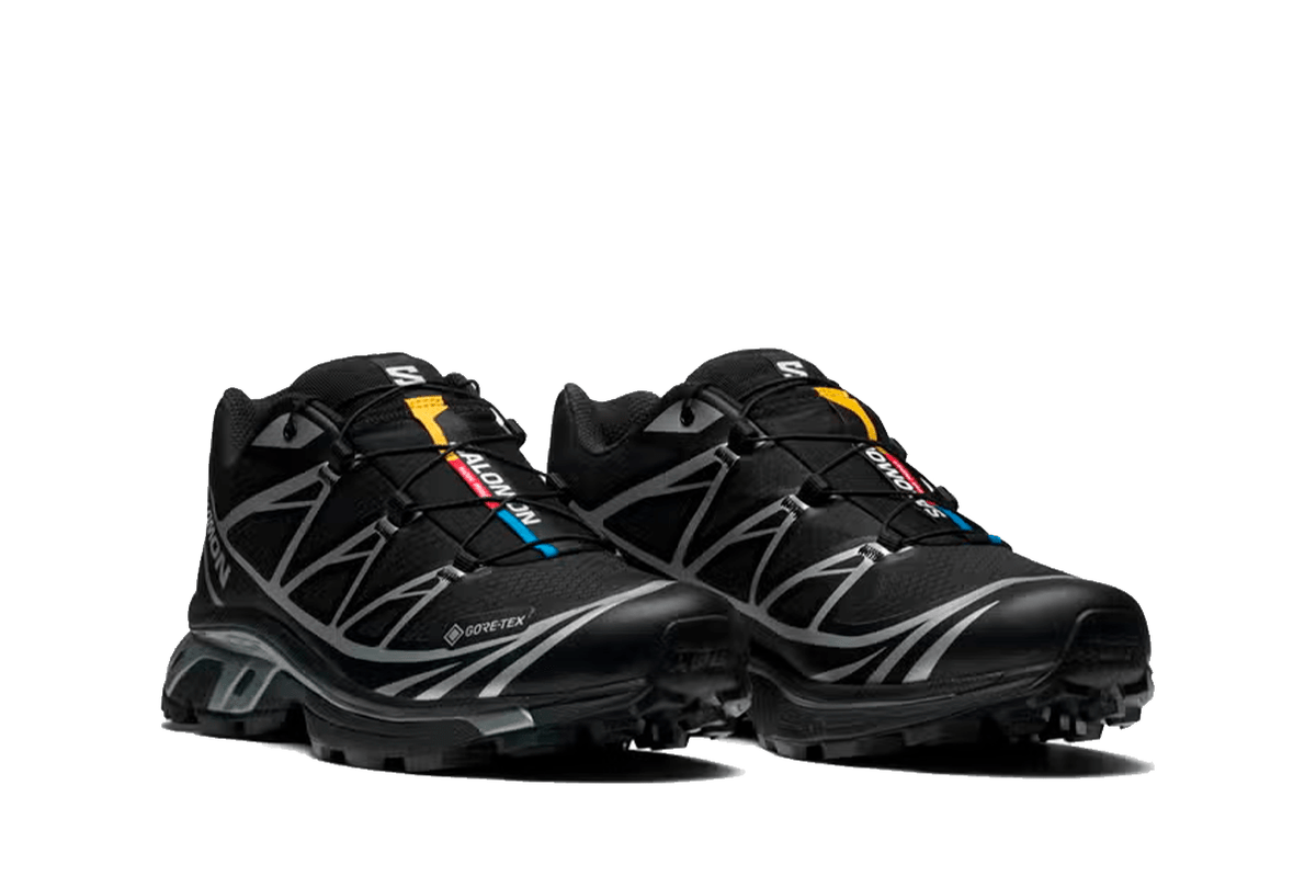 Tênis Salomon XT-6 Gore-Tex Black Silver Preto