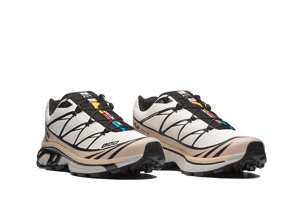 Tênis Salomon XT-6 Vanilla Ice Black Silver Cloud Bege
