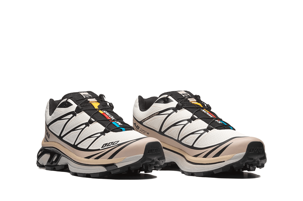 Tênis Salomon XT-6 Vanilla Ice Black Silver Cloud Bege